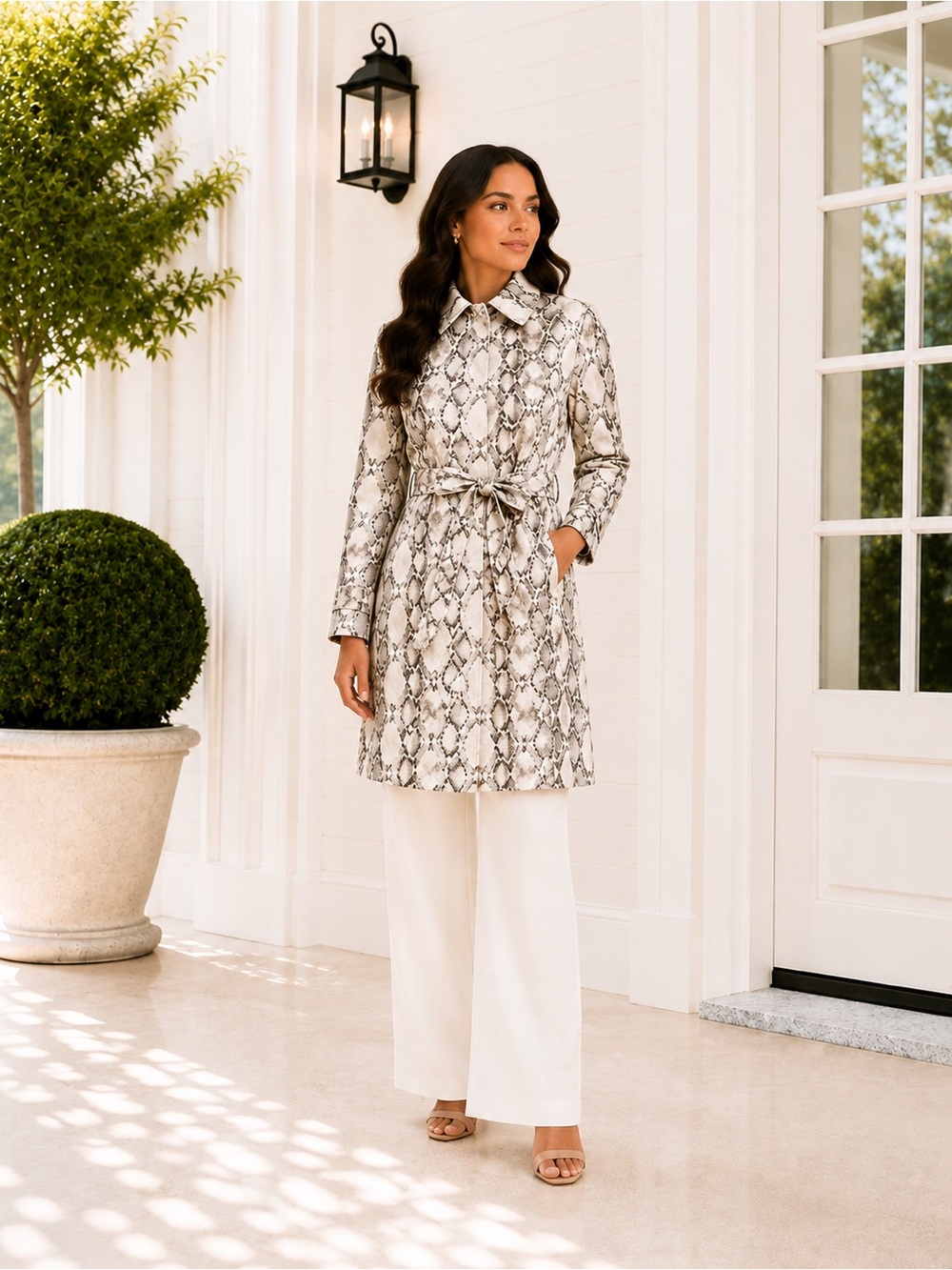 Choosy The Elizabeth Trench Coat Size M